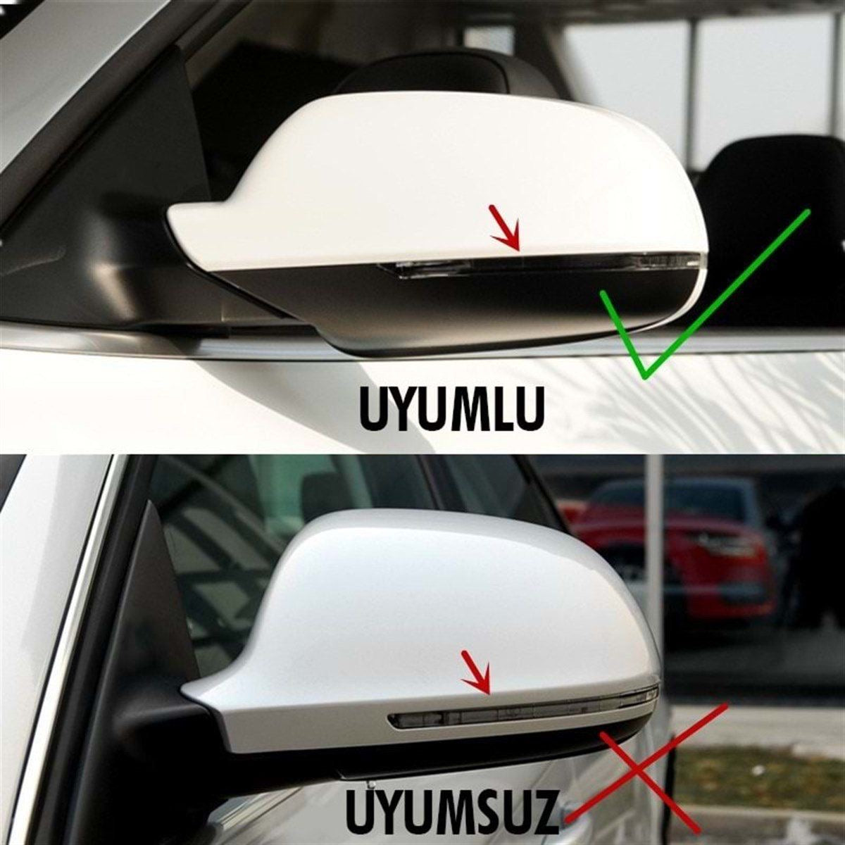 CARCASE OGLINZI PENTRU AUDI A4 B8 2008-2014 CU SEMNALIZARE SUB CARCASĂ