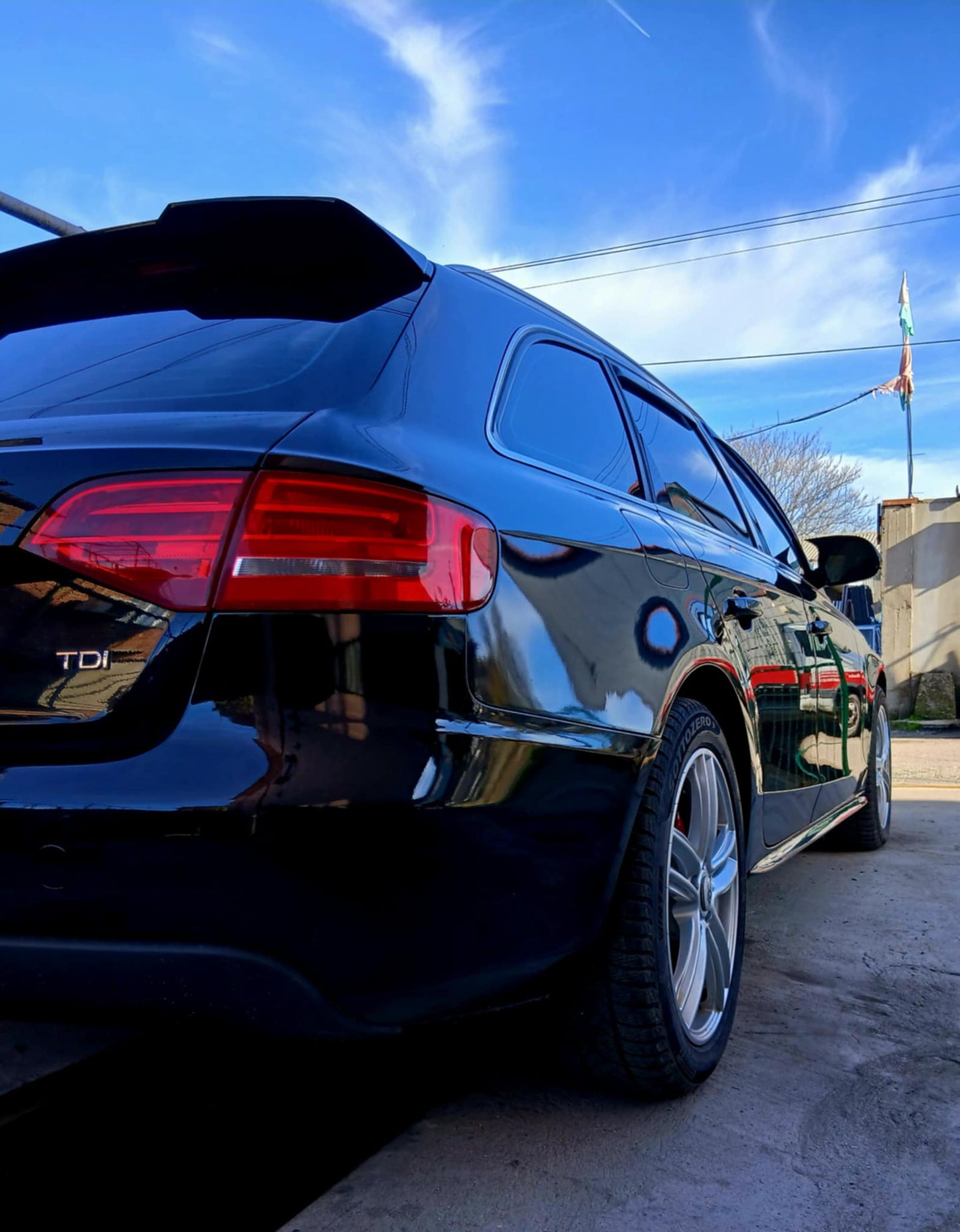 Eleron Audi A4 B8 2008-2015 RS Style negru lac piano