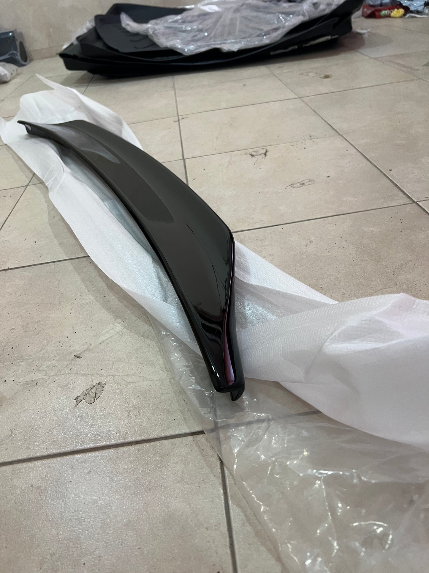 Eleron portbagaj A5 B8 ABS negru lucios / 2009-2016 (Coupé)