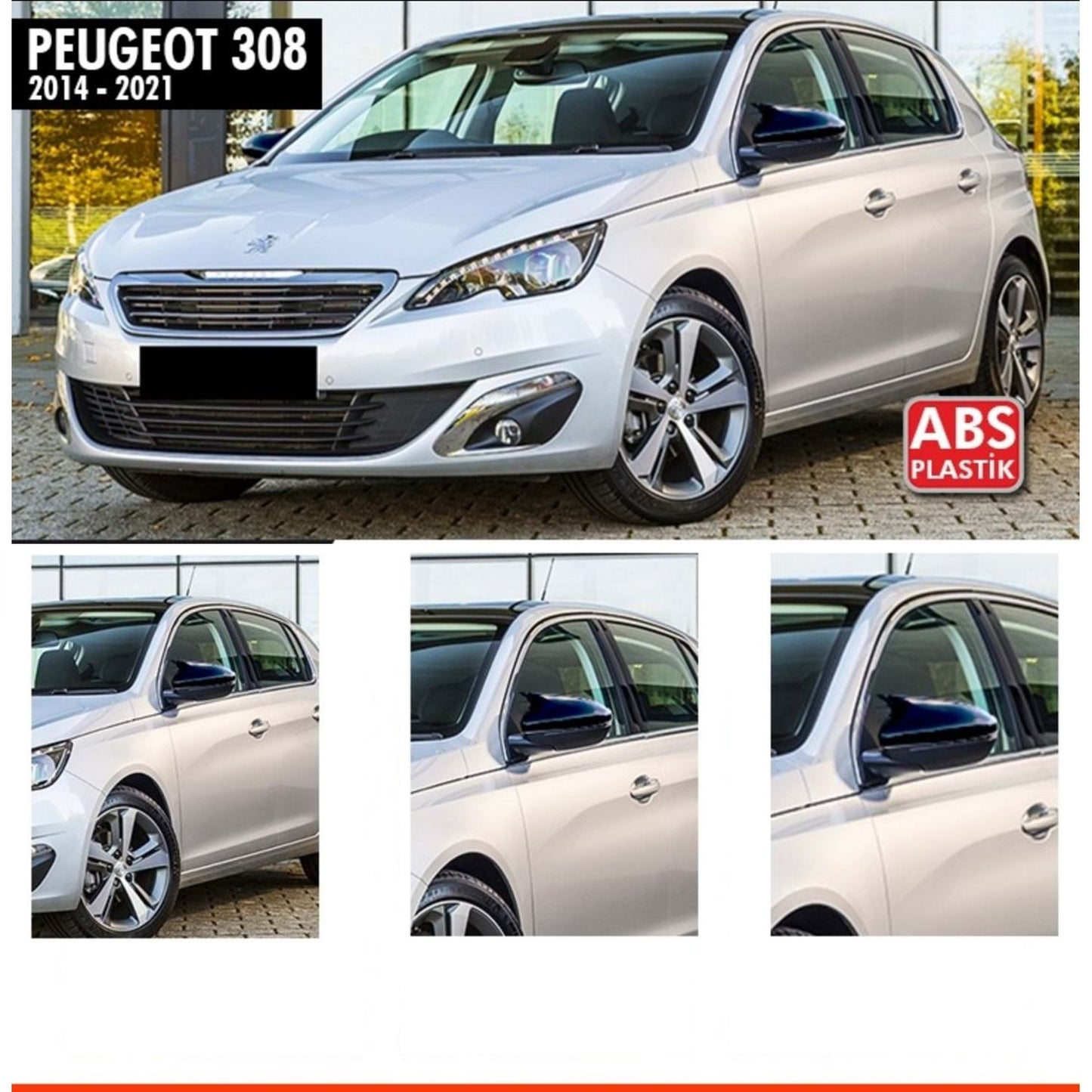 CARCASE OGLINZI BATMAN PENTRU PEUGEOT 308 2014-2021