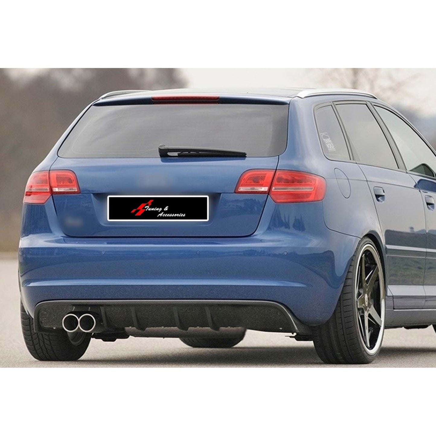 Difuzor spate tip S3 pentru Audi A3 8P (facelift) 2008-2012