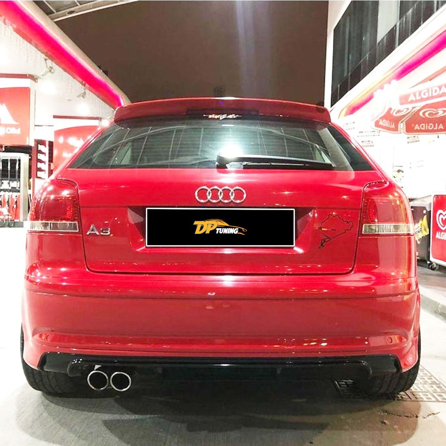 Difuzor spate tip S3 pentru Audi A3 8P (fără facelift) 2005-2008