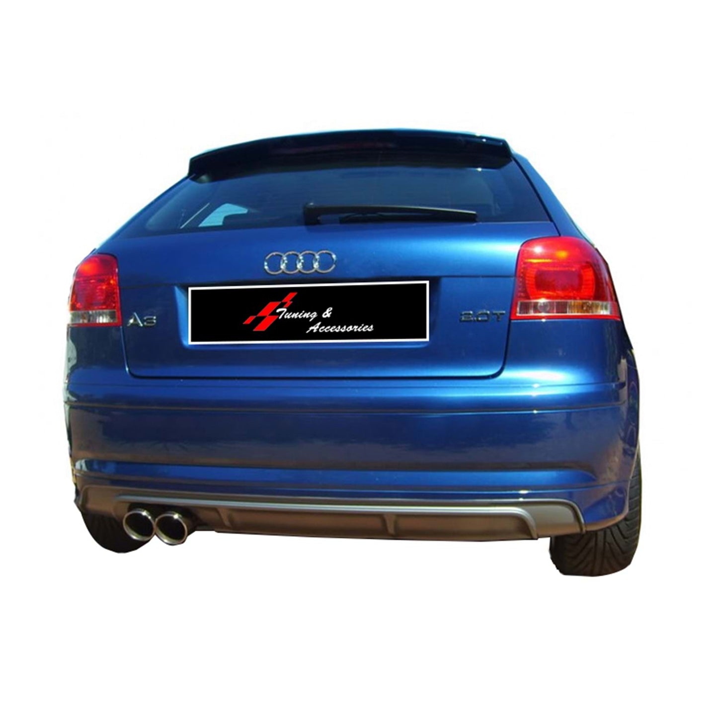 Difuzor spate tip S3 pentru Audi A3 8P (fără facelift) 2005-2008