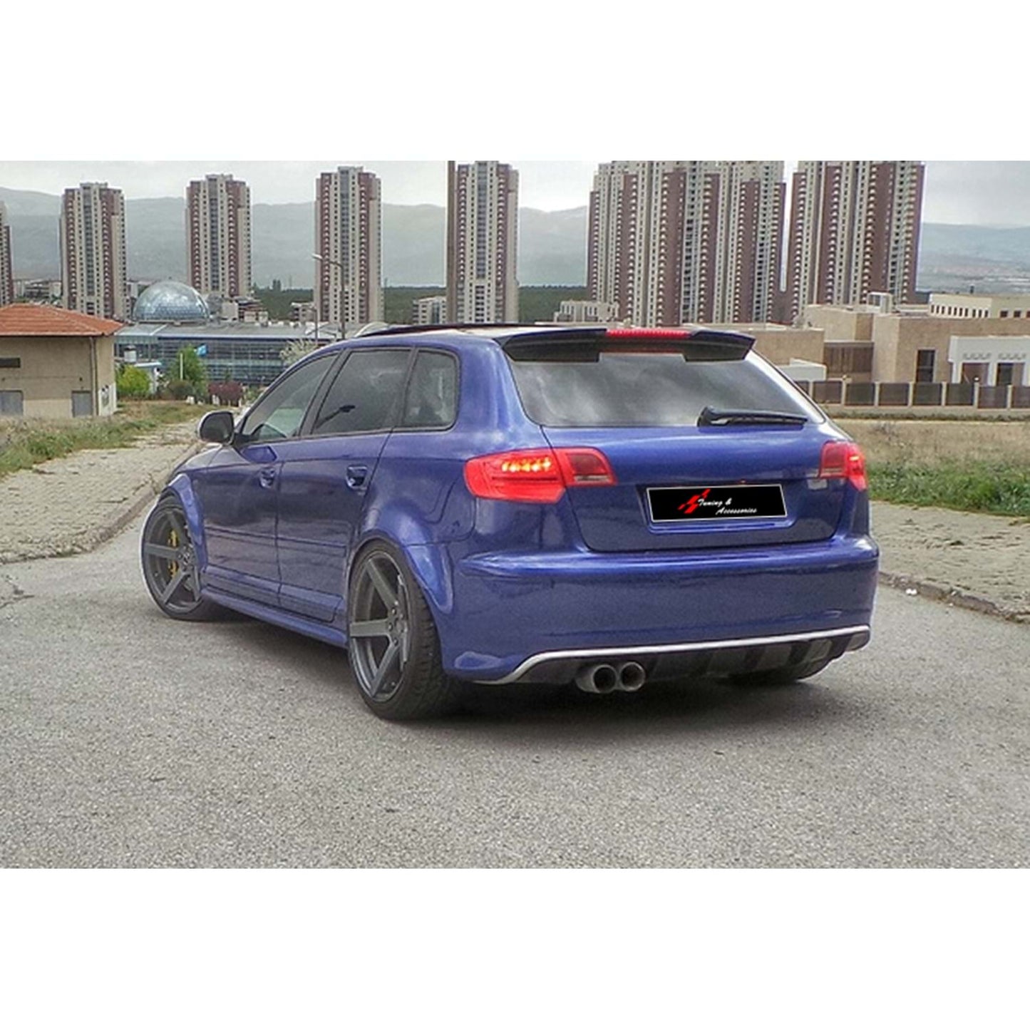 SPOILER PENTRU AUDI A3 8P 2003-2008 4 uși Stil RS3