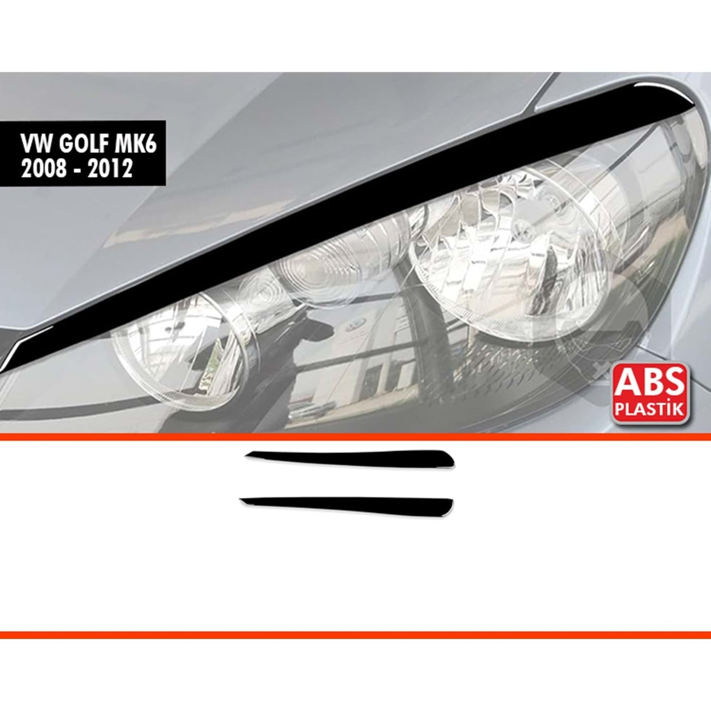 PROTECȚII FARURI PENTRU VW GOLF 6