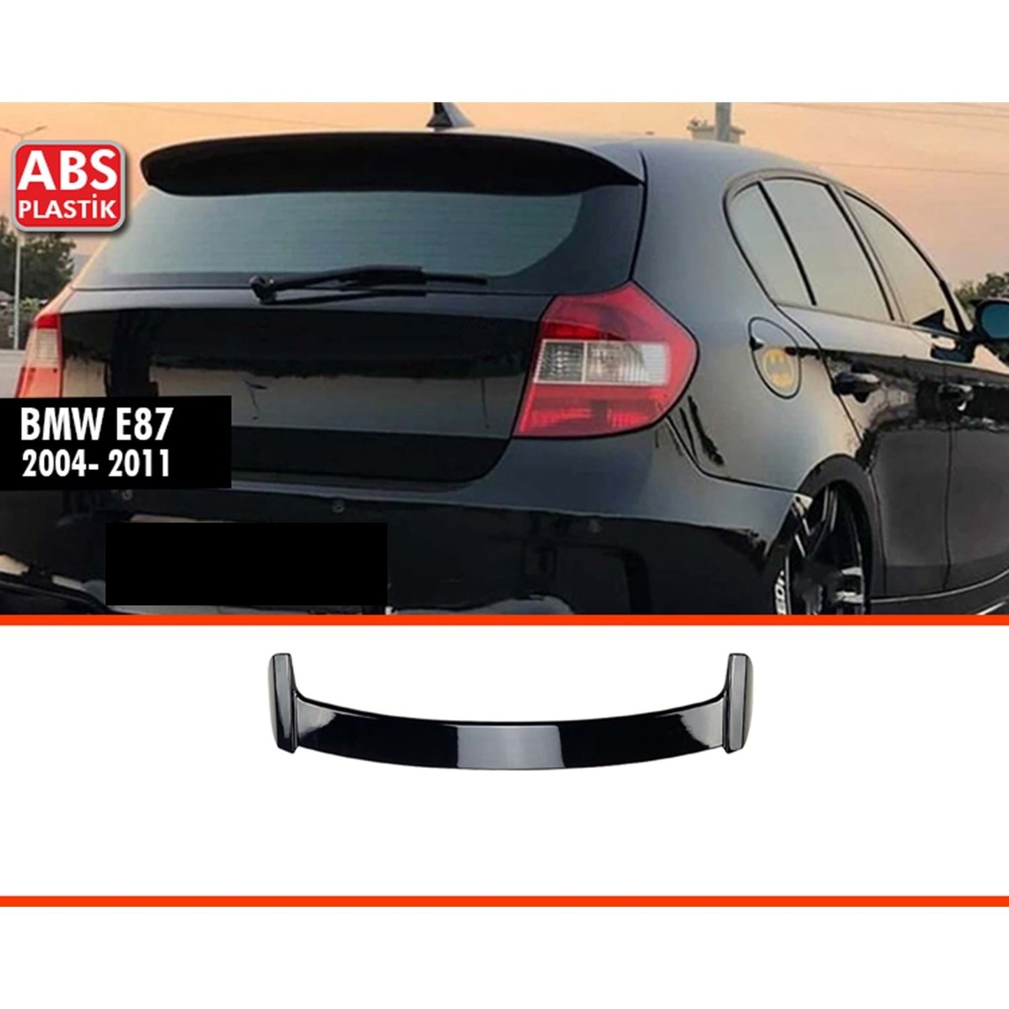 SPOILER PENTRU BMW 1 E81/E87 PENTRU GEAM SPATE
