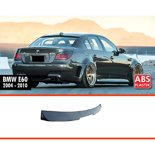SPOILER SPATE PENTRU BMW E60 VOPSEA NEAGRĂ PIAN