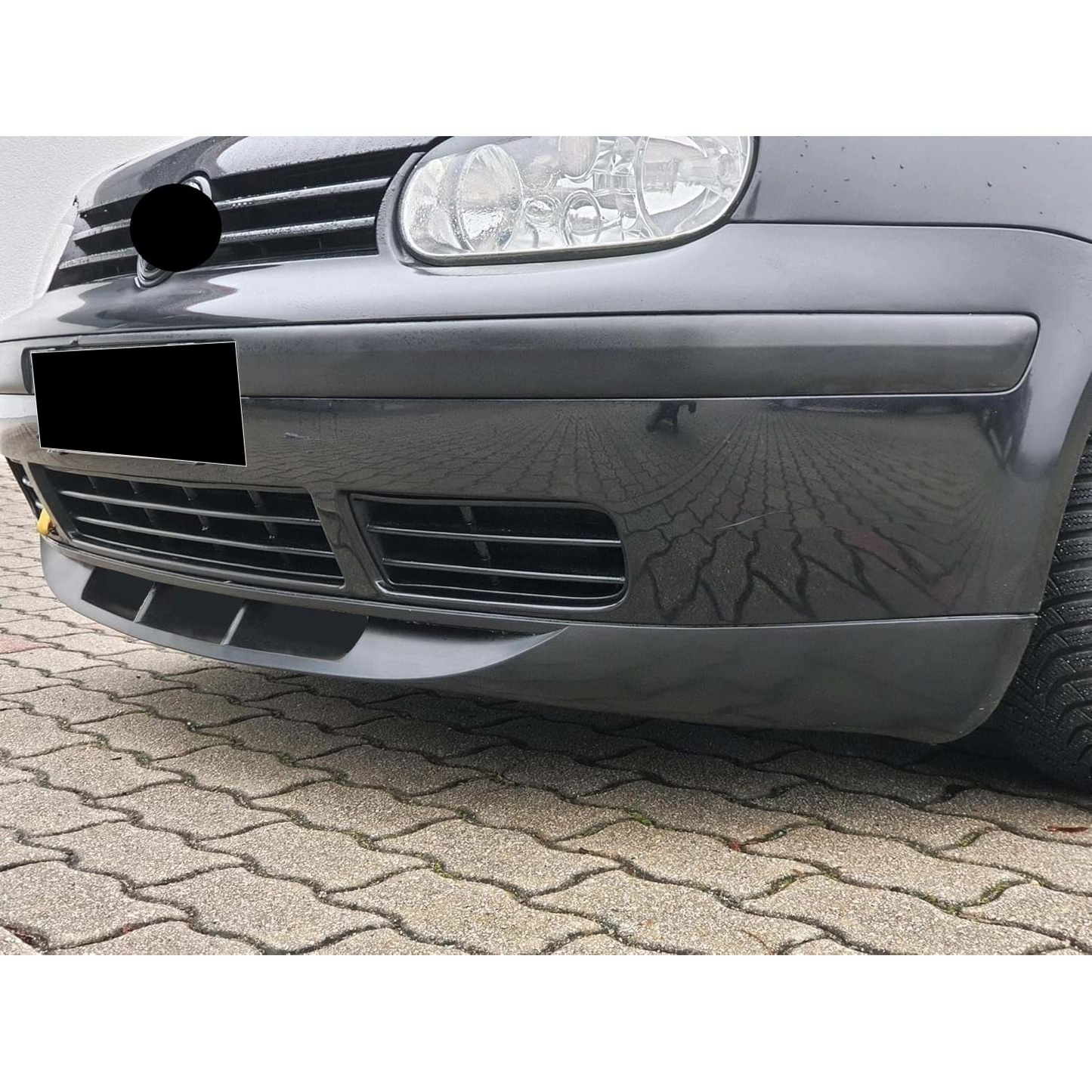 Eleron față stil Vortex pentru Volkswagen Golf 4, lac negru piano