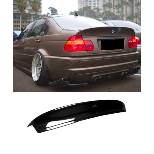 Eleron spate CSL pentru BMW Seria 3 E46 SEDAN lac negru piano / 1997-2006