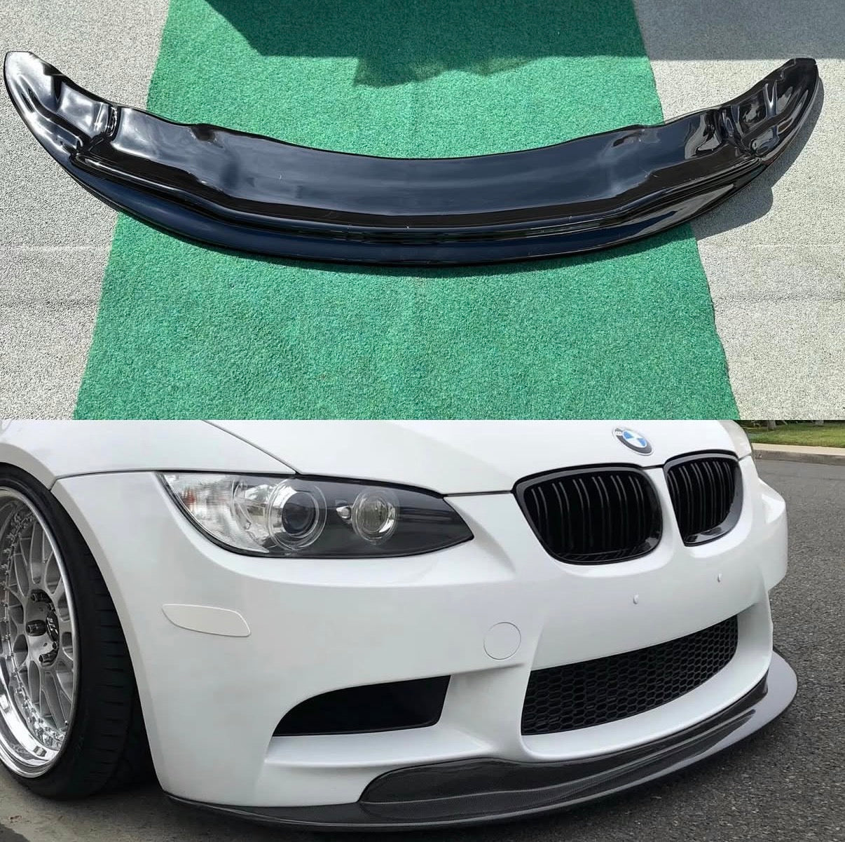 SPOILER FAȚĂ PENTRU BMW E92/E93 STIL CSL PENTRU BARĂ DE PROTECȚIE M-SPORT