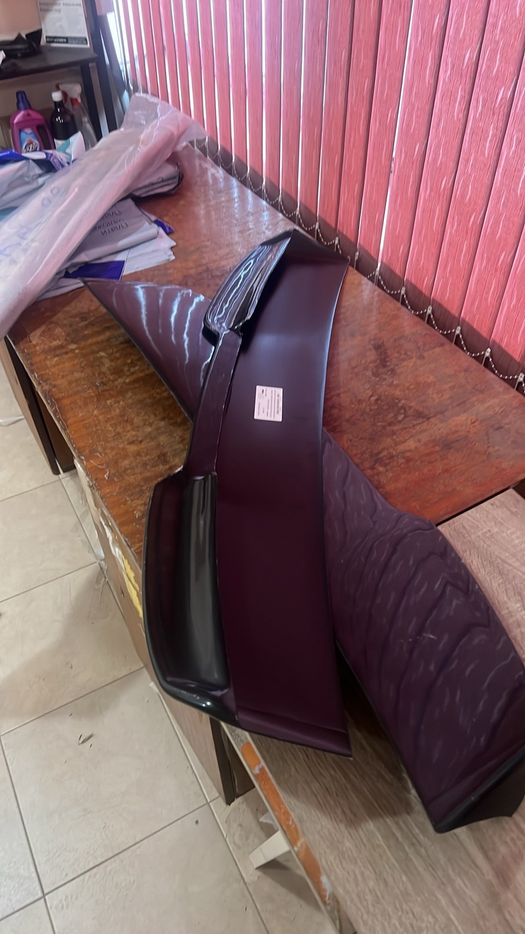 SPOILER PENTRU AUDI A3 8P 2003-2008 4 uși Stil RS3