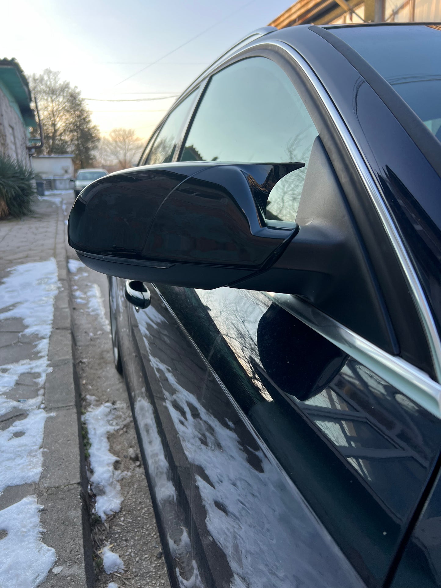 CARCASE OGLINZI PENTRU AUDI A4 B8 2008-2014 CU SEMNALIZARE SUB CARCASĂ