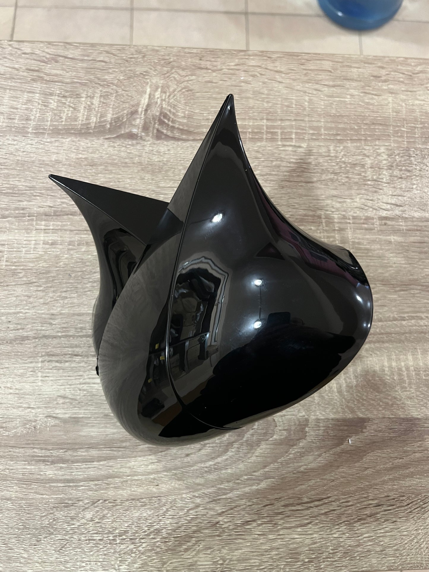 Huse oglindă design BATMAN pentru SEAT LEON 2005-2008 - lac negru piano