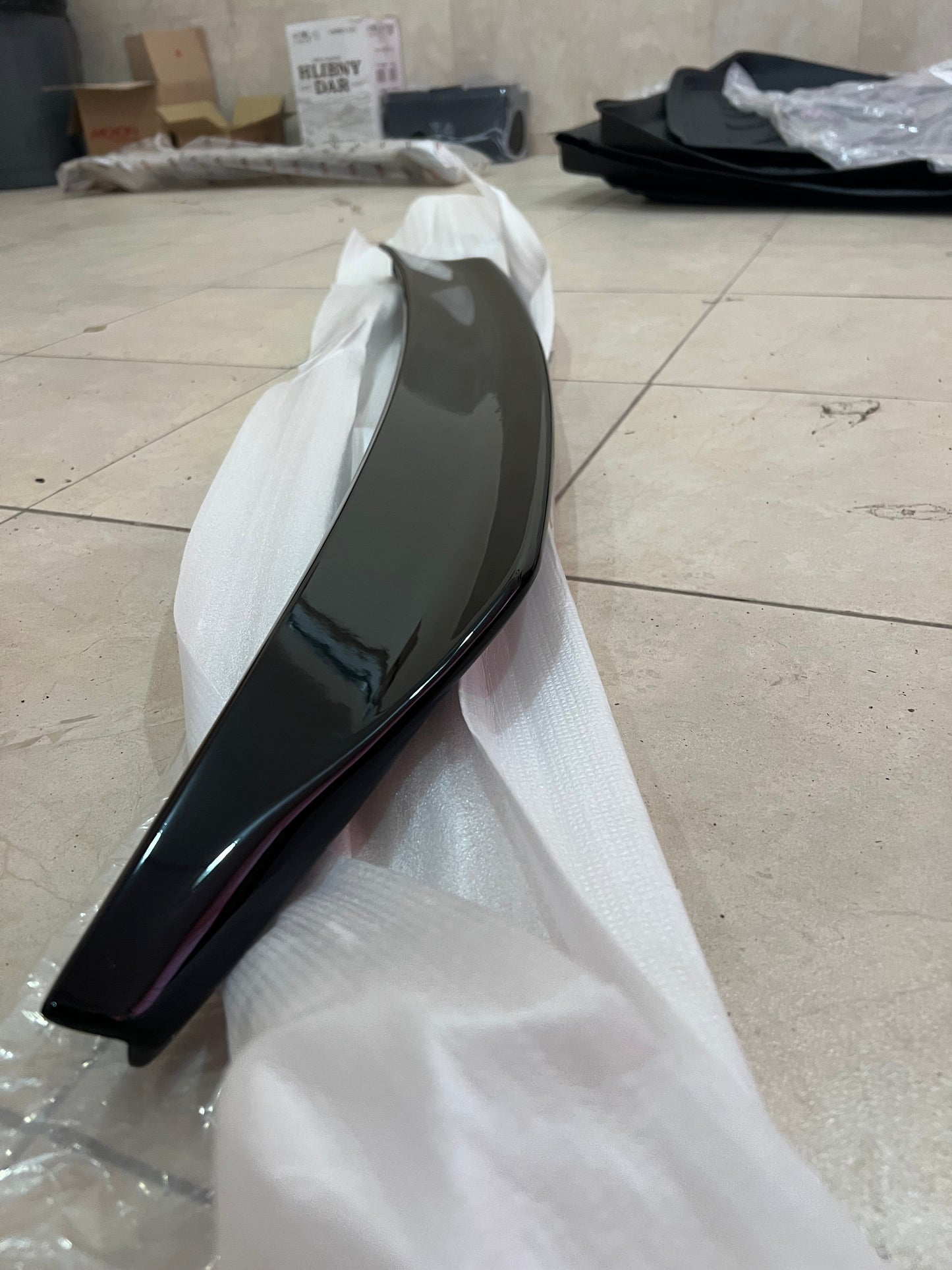 Eleron portbagaj A5 B8 ABS negru lucios / 2009-2016 (Coupé)