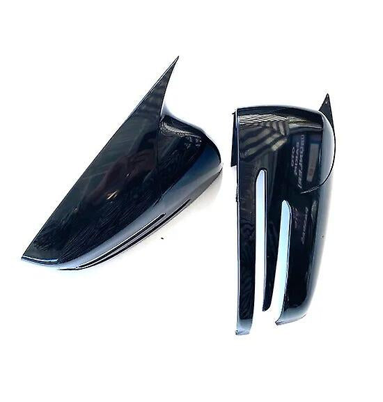 Capace oglinzi design BATMAN pentru Mercedes Clasa E W212 2009-2016 - lac negru piano