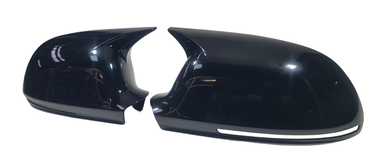 CARCASE OGLINZI PENTRU AUDI A4 B8 2008-2014 / AUDI A3 2008-2012 CU SEMNALIZARE ÎN CARCASĂ