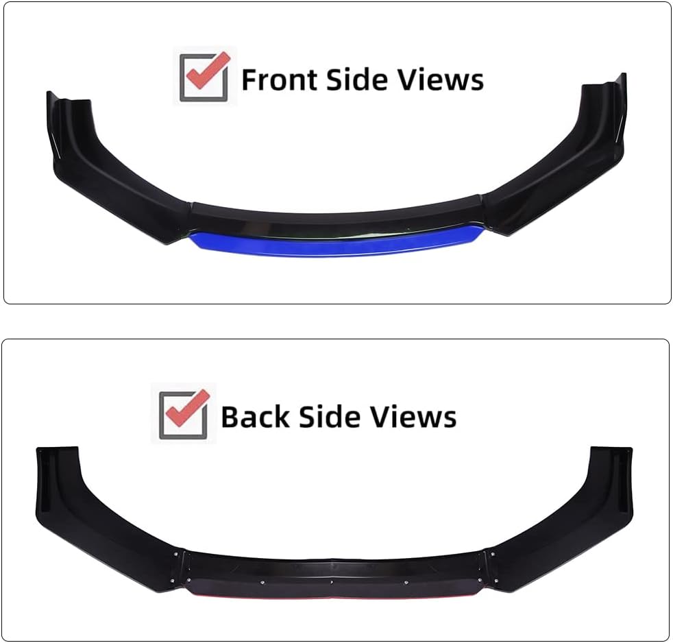 УНИВЕРСАЛЕН ПРЕДЕН СПОЙЛЕР ЧЕРЕН ПИАНО ЛАК С СИН ЕЗИК